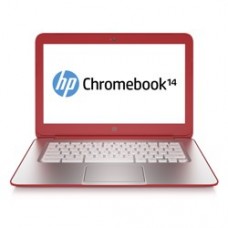 HP 14 4GB 16GB SSD 14 inch Google Chromebook in Peach Coral