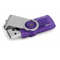 Kingston DataTraveler 32GB USB Flash Drive - Purple